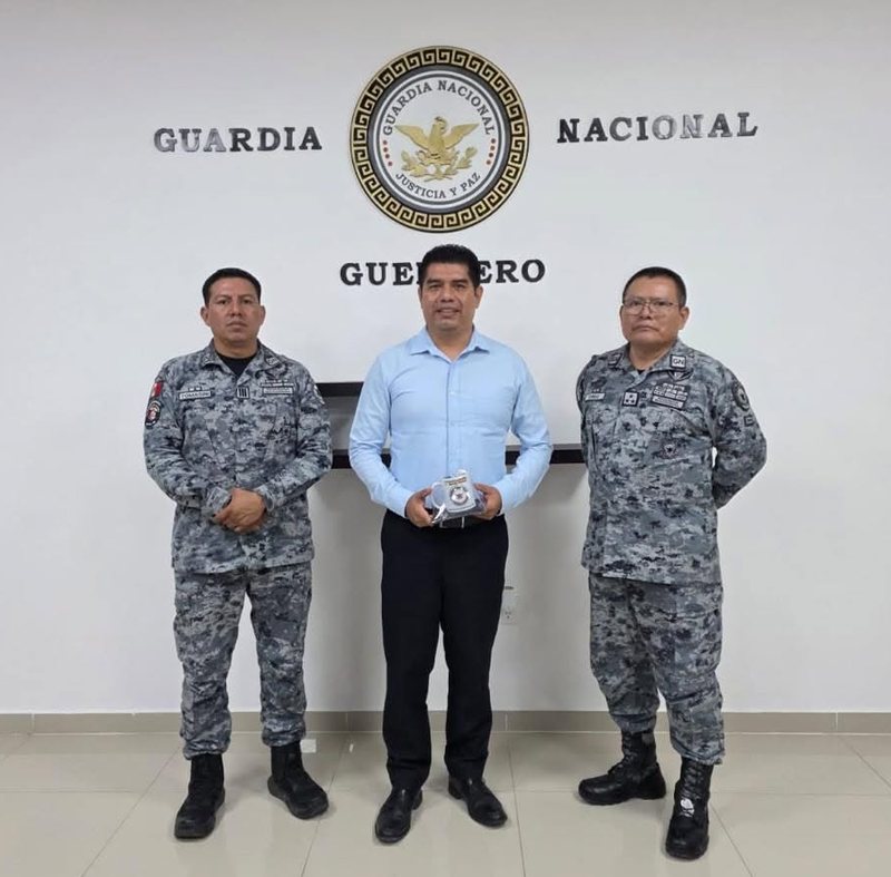 Reunión con elementos de la Guardia Nacional en Guerrero.